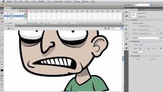 Flash: Draw a Cartoon Character for Animation (Part 3/5)