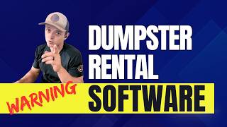Dumpster Rental Software