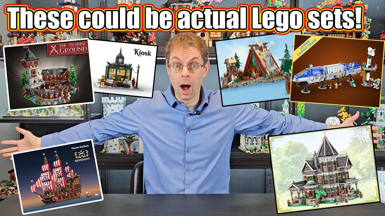 Вы можете собрать эти официальные наборы Lego! Голосование в 10-й серии BrickLink открыто!