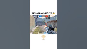 me 20 FPS vs 120 FPS 😱 #bgmi #tdm #shorts #bgmi #youtuber #shorts