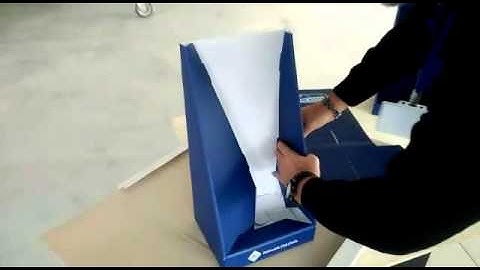 Tutorial per montaggio espositore Campagna Sociale 2015/2016