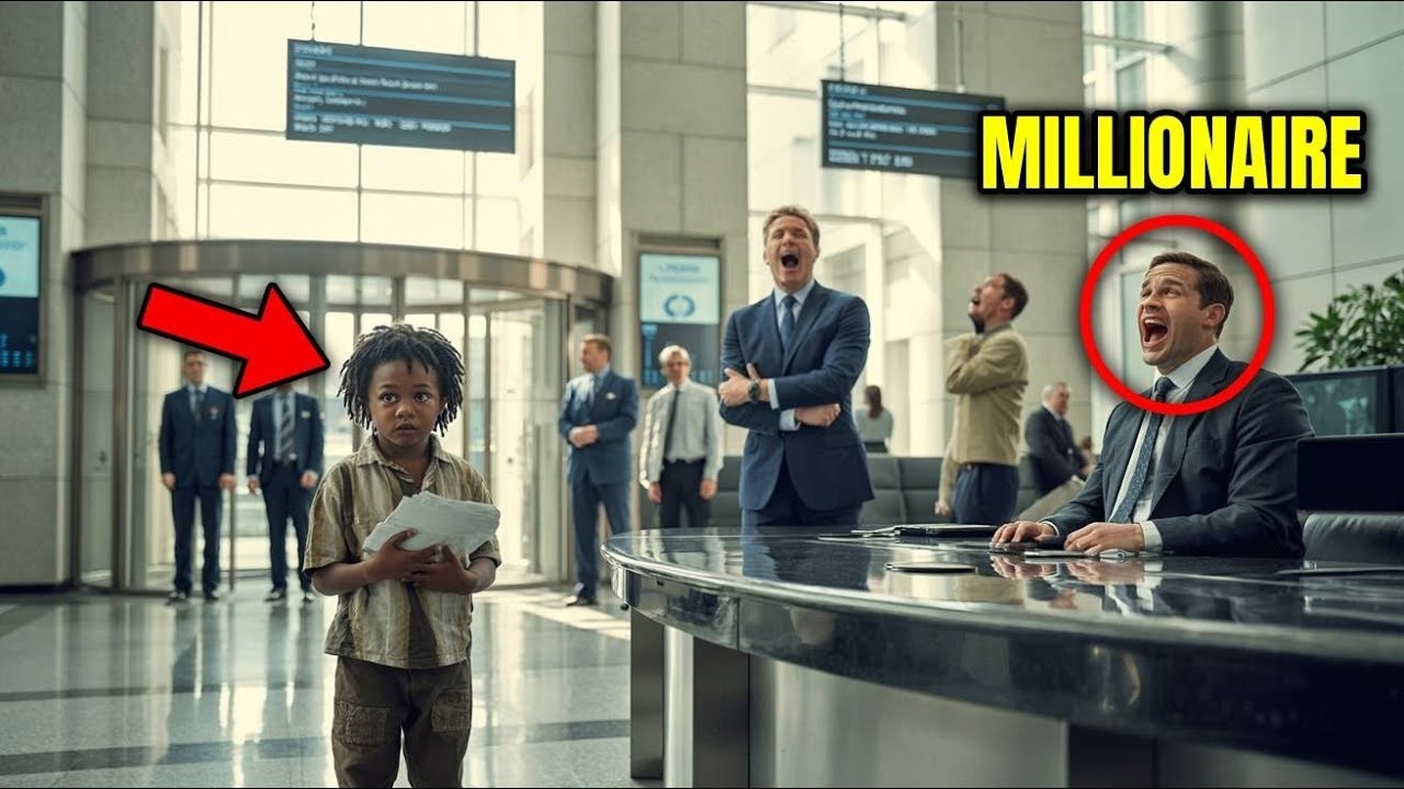 “I JUST WANNA SEE MY BALANCE,” Said The LITTLE BLACK BOY. MILLIONAIRE Laughed…Til He Saw The SCREEN