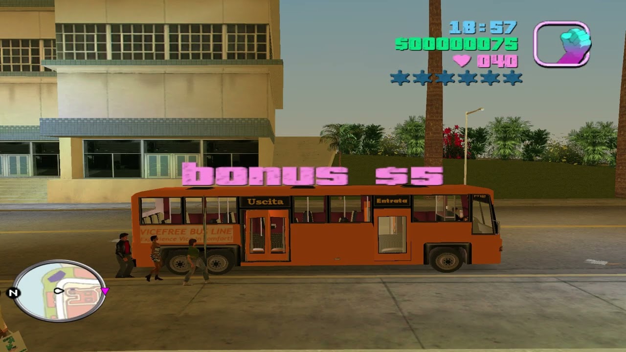 Marina Bus Depot  - Bus Service  - Earnings $210