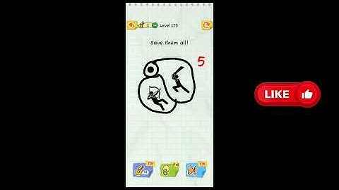 Draw 2 Save Stickman Puzzle New Update Level 175 Save them all!