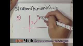 ormMath : เวกเตอร์ ตอน01