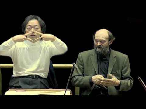 Arvo Pärt & Myung-Whun Chung Rehearsing Cecilia in Rome, Part 1.m4v