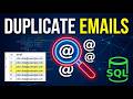 LeetCode SQL problem - Duplicate Email