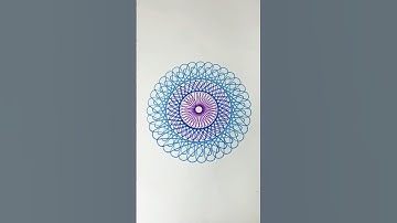 Satisfying Spiral Sounds ASMR | Relaxing Spirograph Art for Mind! #art #shorts #spirograph #trending