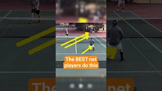How to MOVE when youre at the net in Doubles: