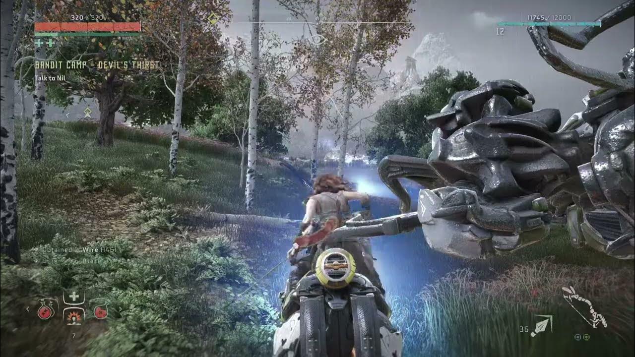 Horizon Zero Dawn Floating Grazer Glitch YouTube