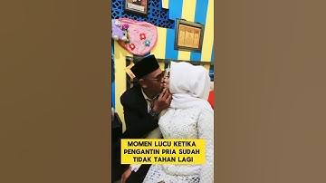 momen lucu ketika pengantin pria sudah tidak tahan bikin ngakak ‼️‼️ #ngakak #lucu #pengantinviral