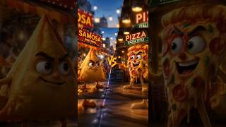 Pizza Fancy Hai Par Samosa Dil Ka King 👑 #samosa #pizza #desiswag #italianstyle #viralvideo #shorts