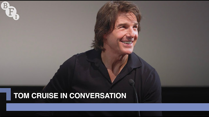 Tom Cruise on Mission: Impossible and a lifetime of learning from movies | BFI in Conversation