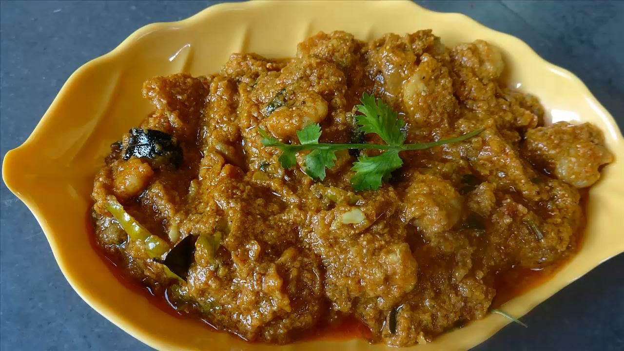 Prawn Gravy Curry Preparation in Telugu YouTube