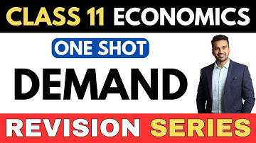 Theory of Demand | 6 Marks pakke | ONE SHOT | Class 11 Revision Series | CA Parag Gupta