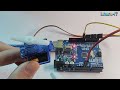 Lập trình Arduino điều khiển Servo SG90 quay tự động từ 0-180 độ