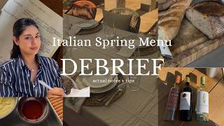 Debrief | What Really Happened, Tips &amp; How To Make Your Italian Dinner Party More Authentic