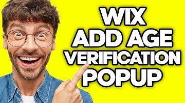 How To Add Age Verification Popup On Wix (2023)