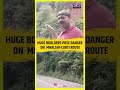 Huge Boulders Pose Danger on Mhalshi-Curti Route