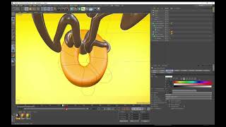 How to make donut animation with Cinema 4D