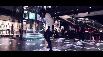 Transparent LED display for Nike Flagship store in Shanghai