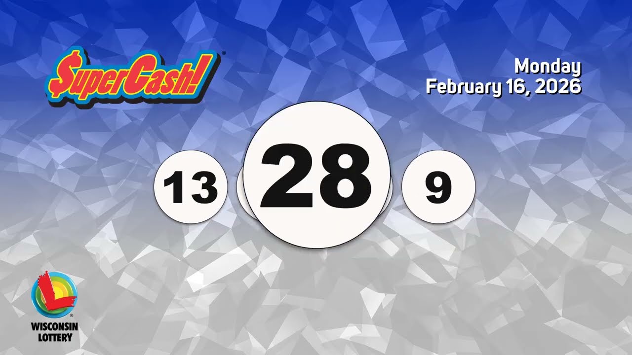 Wisconsin Lottery Evening Draw 02/16/2026