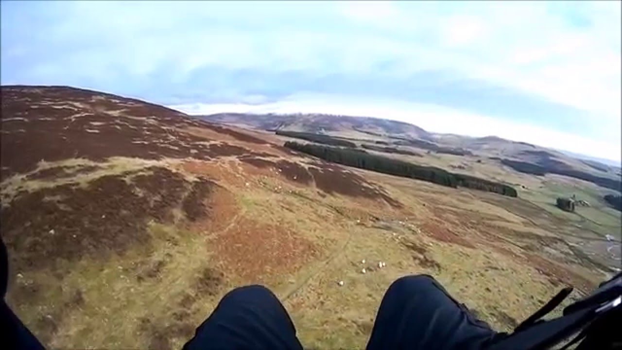 Creigh Hill Paragliding Scotland January 2016