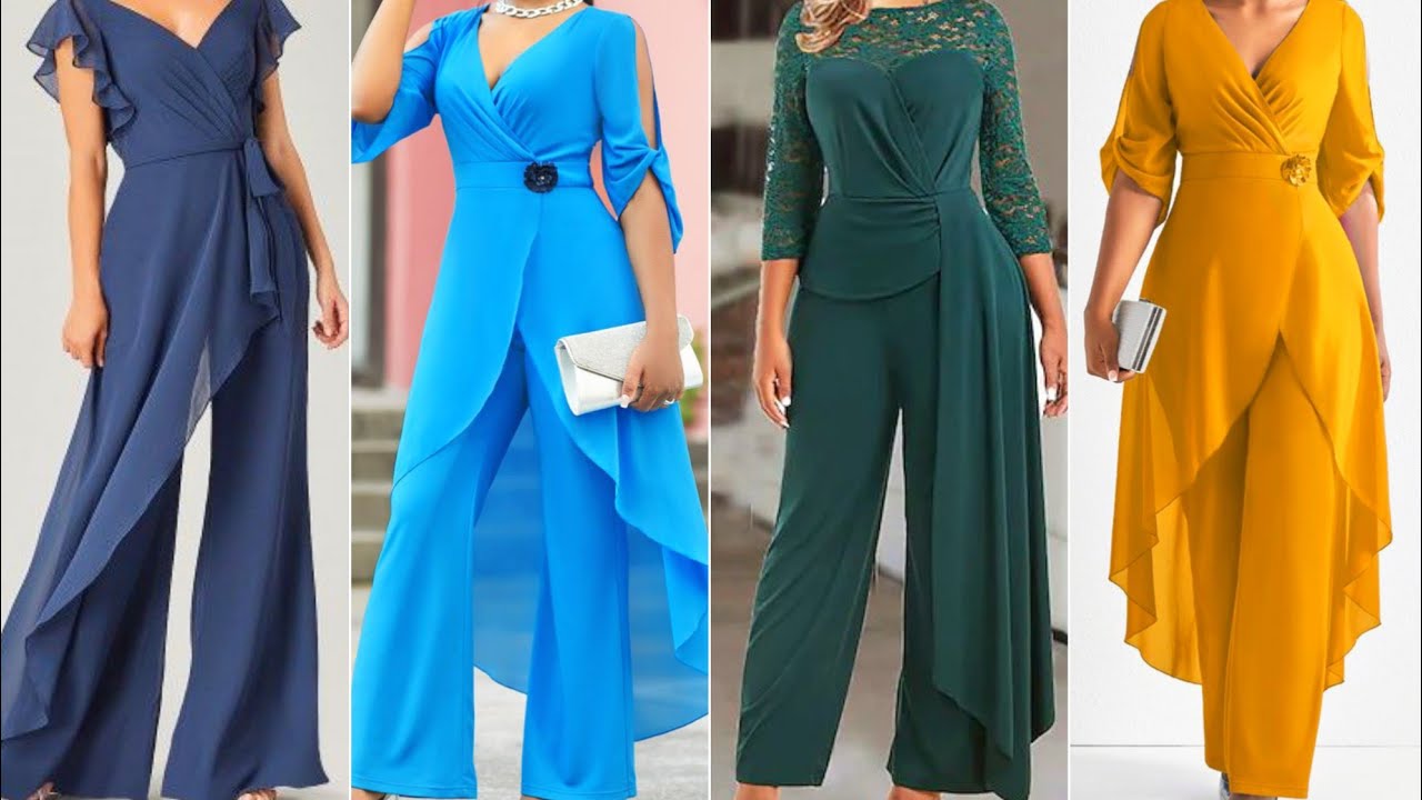 Beautiful Cage Neck Stand Collar Jumpsuit 2023 || Target OF Fashion