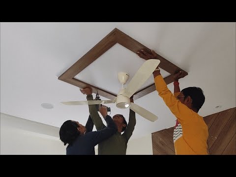 Wooden ceiling kaise fitting karte hain || प्लाईवुड में फाल