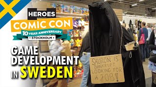 Comic Con Stockholm 2023 | Why Are There So Many GAME DEVELOPERS in Sweden?