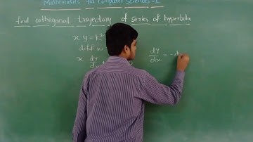 Orthogonal Trajectory of series of Hyperbola by ARH 4