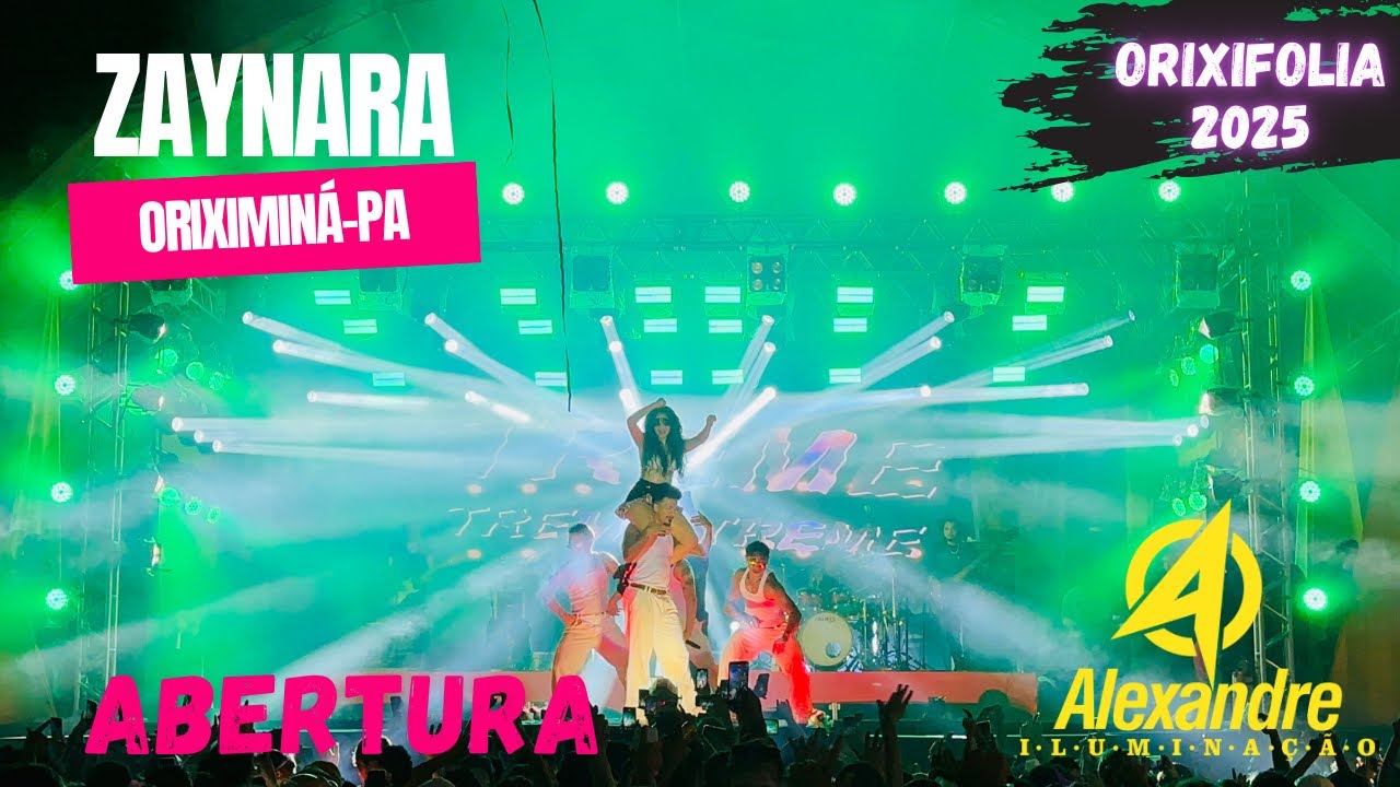 ABERTURA DO SHOW DA ZAYNARA NO ORIXIFOLIA 2025 ALEXANDRE ILUMINAÇÃO