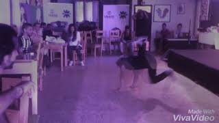 رقص محمد خلف بريكدانس في قهوتنا كافيه _طرابلس_مارش_March