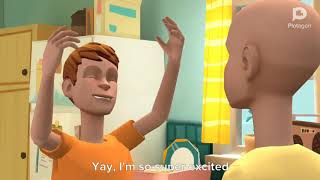 Caillou Sneaks At Chuck E Cheese Grounded