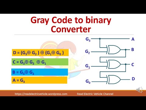 Binary to gray and gray to binary code converter/digital logic circuits