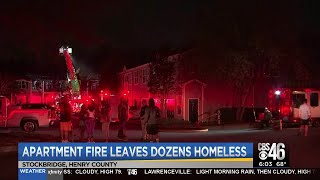Over 50 displaced after fire at Henry County complex