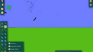 Backwards stick man explode