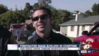Firefighter made $210,000 in overtime