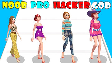 NOOB vs PRO vs HACKER vs GOD - Fashion Battle Winter Content