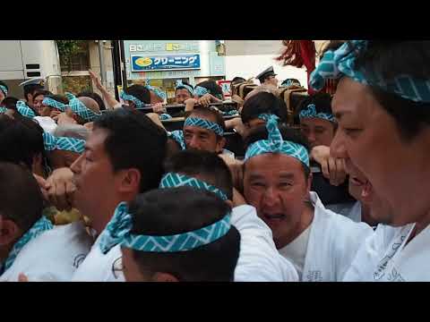湯島天満宮　例大祭　本社神輿渡御　2018.5.27
