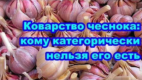 опасность чеснока, чем вреден чеснок и кому противопоказан #здоровье