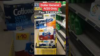 Dollar General $5/$25 Paper Deal for 4/20 Only using digital coupons