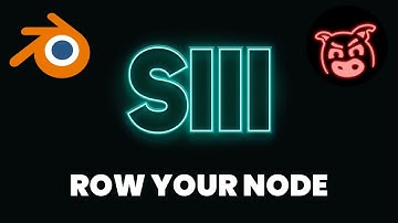 Blender Serpens 3 - Intro 9 - Row, Row, Row Your Node
