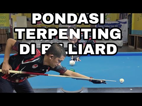 WAJIB PAHAM. 16 titik TERPENTING untuk PONDASI bermain billiard pemula.