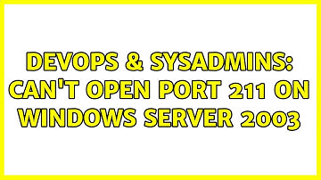 DevOps & SysAdmins: Can