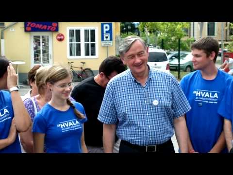 Predsednik RS dr. Danilo Turk - Predsedniška kampanja 2012 Novo mesto