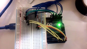 5x7 Led Matrix with Arduino sample