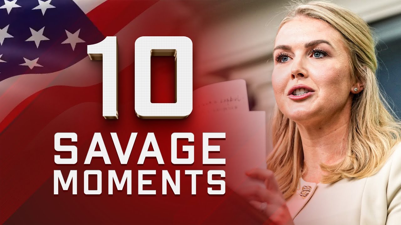 Смотрите: 10 случаев, когда вспыльчивая пресс-секретарь Дональда Трампа Каролина Ливитт заставила...