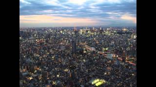 Skytree Sunset Time lapse