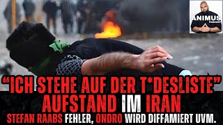 AUFSTAND IM IRAN, STEFAN RAABS HIPHOP VERSTÄNDNIS, ONDROS HAT BEEF UVM. - DER ANIMUS PODCAST